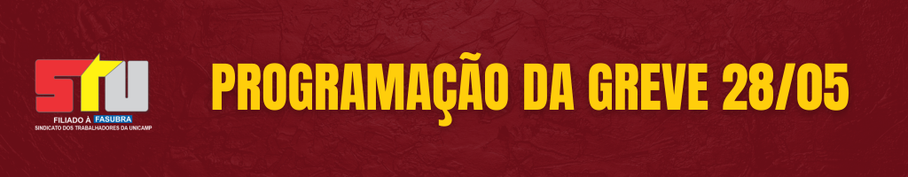 PROGRAMAÇÃO DA GREVE – 28/05