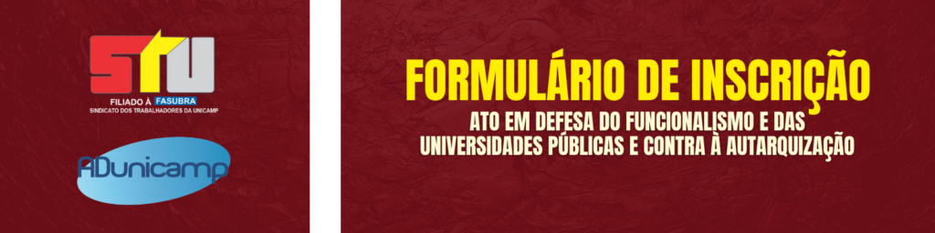 CARAVANA  STU & ADUNICAMP – Ato em Campinas