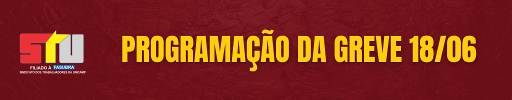 PROGRAMAÇÃO DA GREVE – 18/06/2026