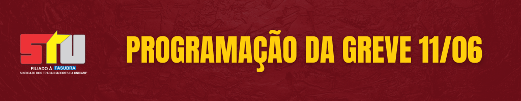 PROGRAMAÇÃO DA GREVE – 11/06/2026