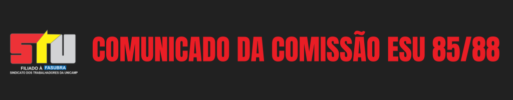 Comunicado da Comissão ESU 85/88