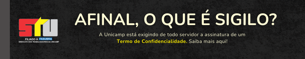 Assinar o Termo de Confidencialidade: o que é sigilo e o que a Unicamp quer que seja sigilo