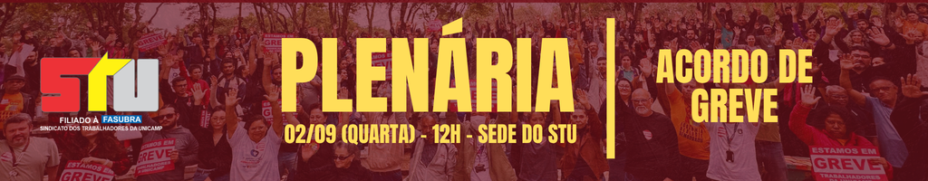 STU convoca Plenária para discutir próximos passos da luta pelo acordo de fim de greve