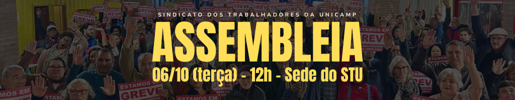 ASSEMBLEIA GERAL TERÇA-FEIRA, 06/10, VAI DISCUTIR ACORDO DE FIM DE GREVE
